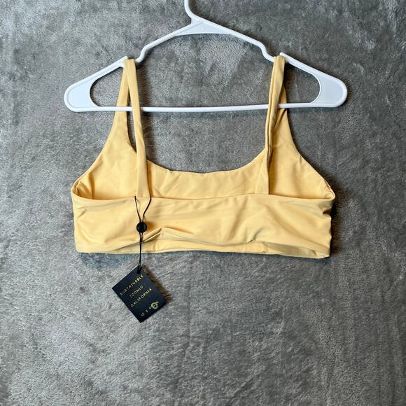 Skatie Mya Top Buttercream Yellow Sz Large Sustainable California Vibe New - Picture 6 of 6